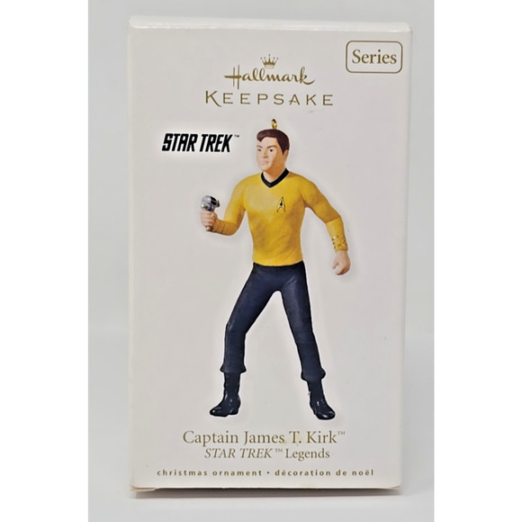 2010 Hallmark Star Trek Legends Captain James T. Kirk Ornament U3 - Picture 6 of 6